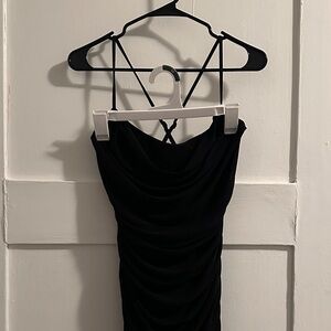 Klassy Network Mini Black Dress